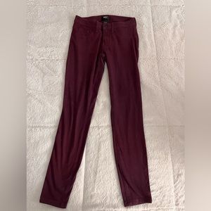 Maroon Skinny Jeans